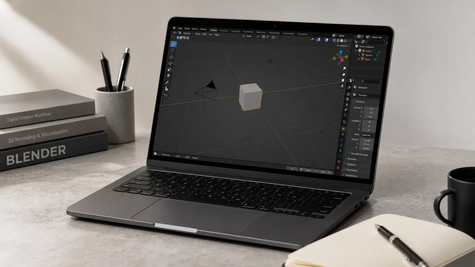 Blender Emulate Numpad 설정과 시점 전환｜노트북 키보드 실전 확인 순서 - 작동하지 않을 때는 어떤 순서로 확인할까요? 🚀 실제 대상 이미지