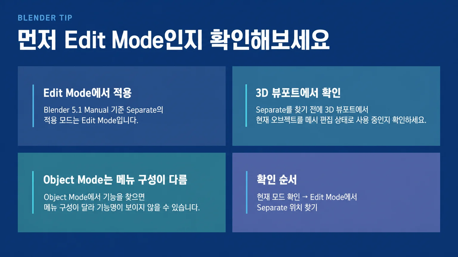 먼저 Edit Mode인지 확인해보세요 관련 이미지